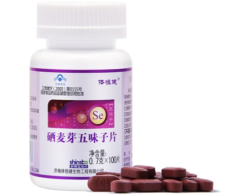 硒麥芽五味子片