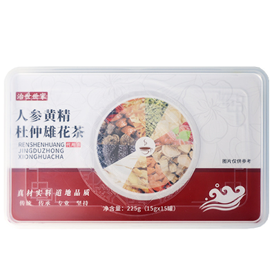治世世家人參黃精杜仲雄花茶