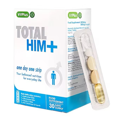 英國(guó)VitPlus+TOTAL HIM+每日營(yíng)養(yǎng)包