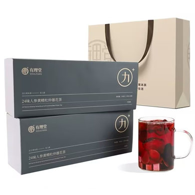 有理堂24味人參黃精杜仲雄花茶