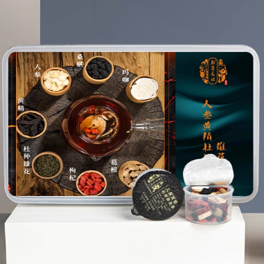 顏茶風(fēng)語人參黃精杜仲雄花茶