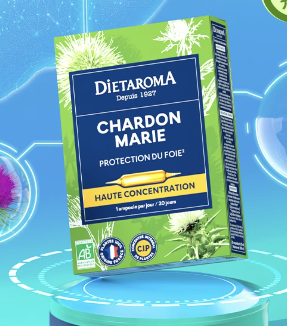 法國(guó)DIETAROMA水飛薊護(hù)肝片