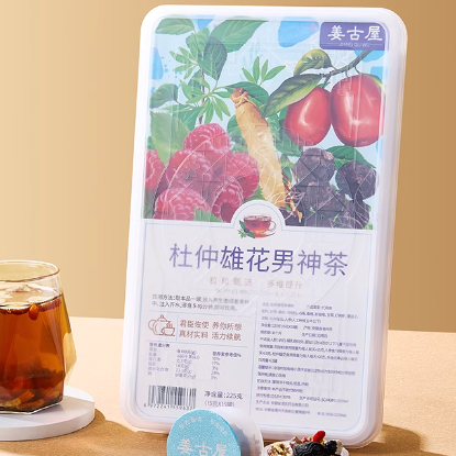 姜古屋杜仲雄花男神茶