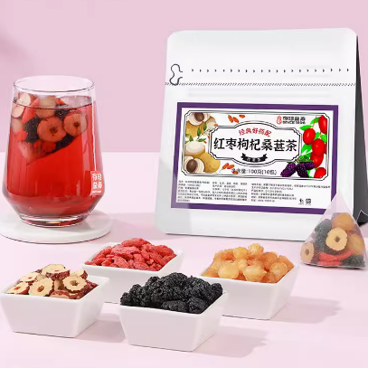 存珍益壽紅棗枸杞桑葚茶