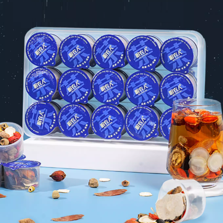 岷農(nóng)人18味雙參黃精杜仲雄花茶