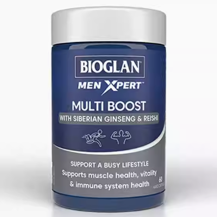 澳大利亞bioglan寶蘭靈芝鋅鎂硒男士活力膠囊