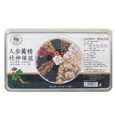 盛昌健人參黃精杜仲雄花茶