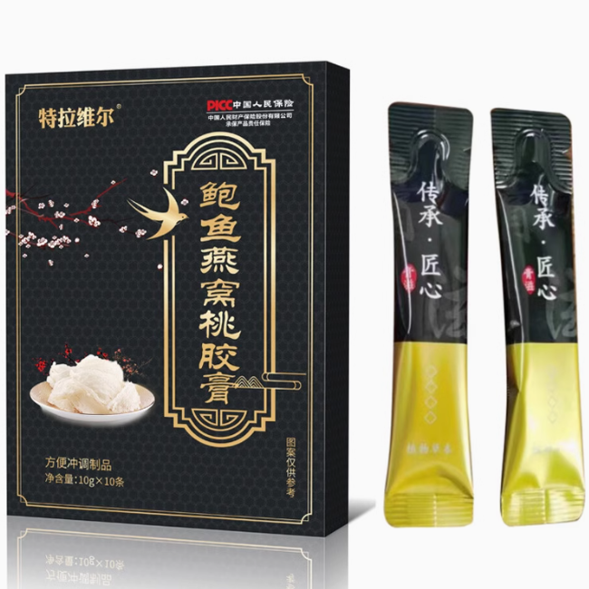 特拉維爾鮑魚燕窩桃膠膏