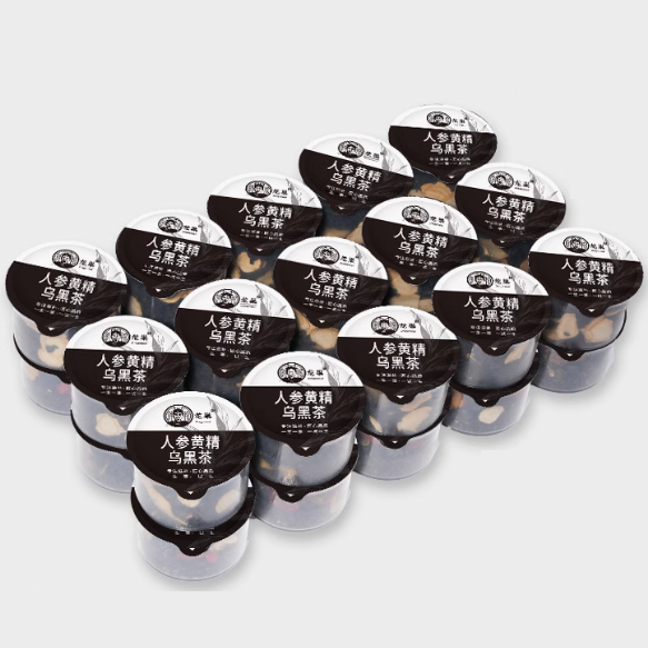 龍巢人參黃精烏黑茶