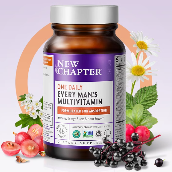 美國New Chapter/新章男士復(fù)合維生素