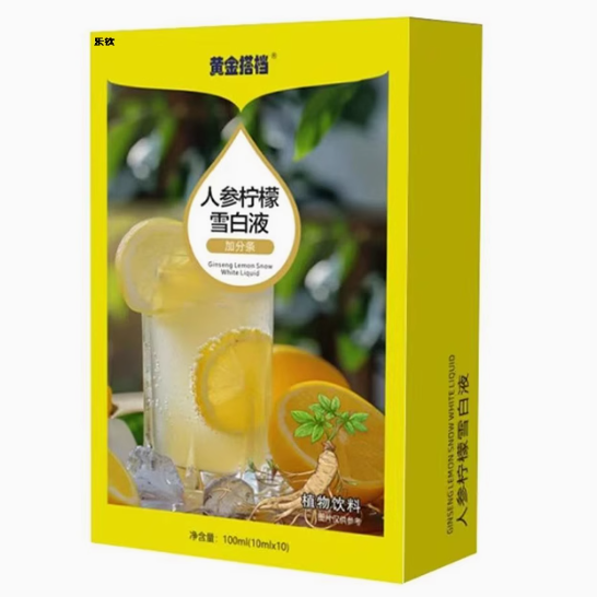 黃金搭檔人參檸檬雪白液