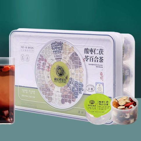 谷記老谷頭酸棗仁茯苓百合茶