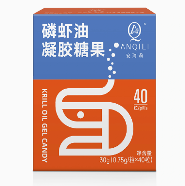 安琦莉磷蝦油凝膠糖果