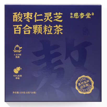 慈杏堂酸棗仁靈芝百合顆粒茶