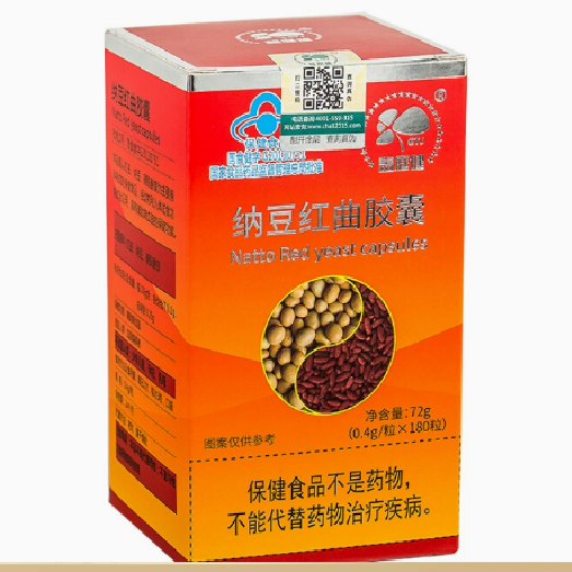 益庭健納豆紅曲膠囊