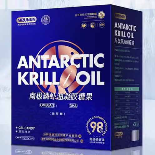 MIZUNUN南極磷蝦油凝膠糖果21g/盒