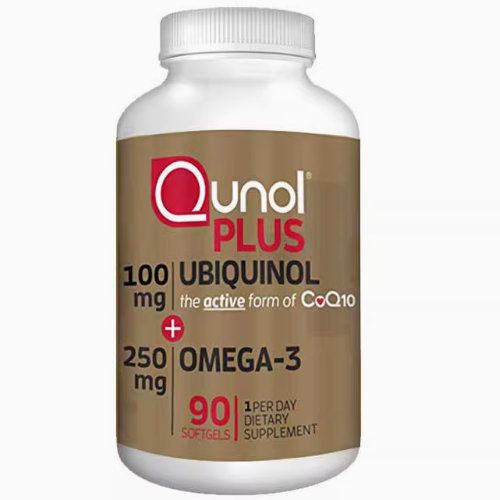 美國(guó)Qunol酋諾100mg泛醇+250mg深海魚(yú)油