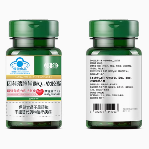 唐巢因科瑞牌輔酶Q1o軟膠囊