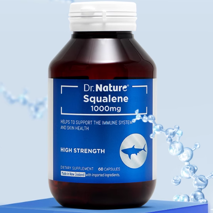 新西蘭Dr.Nature角鯊烯小藍瓶軟