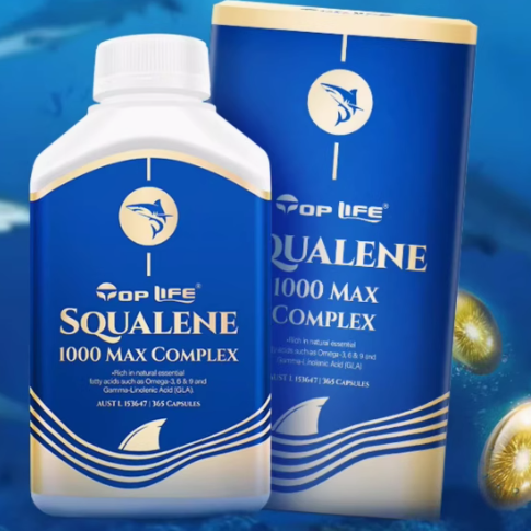 澳洲toplife復(fù)合角鯊烯軟膠囊