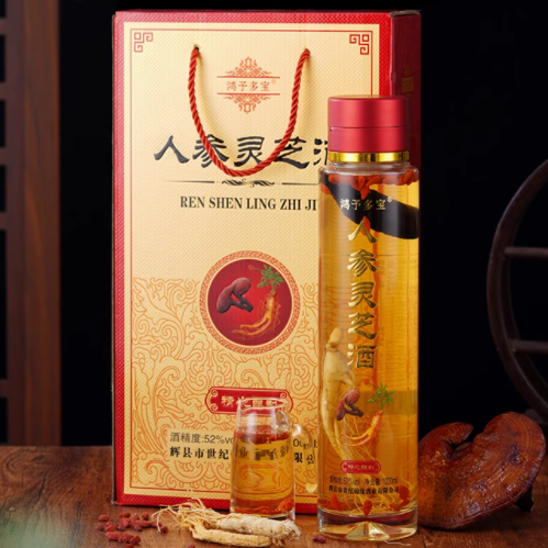 鴻予多寶人參靈芝酒