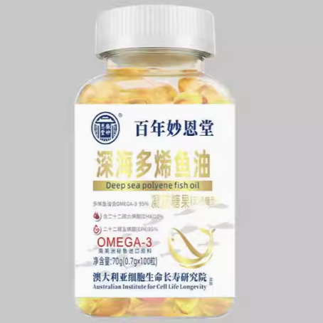 百年妙恩堂深海多烯魚油凝膠糖果
