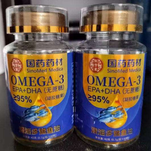 國(guó)藥藥材omega3+DHA+EPA凝膠糖果