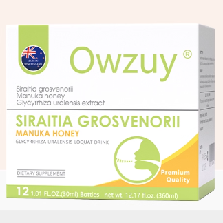 Owzuy羅漢果麥盧卡蜂蜜甘草枇杷飲