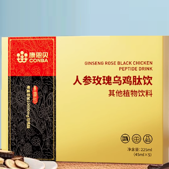 康恩貝人參玫瑰烏雞肽飲
