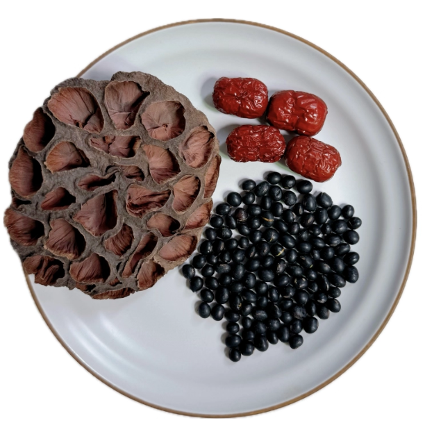 蓮蓬黑豆水