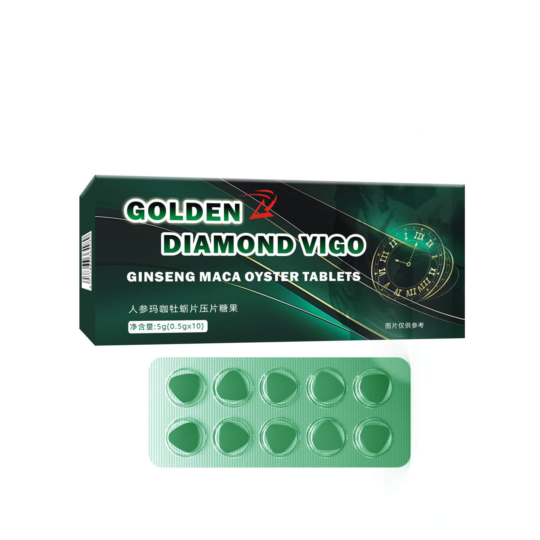 綠三角人參瑪咖牡蠣片