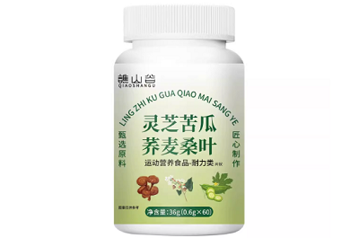 灵芝苦瓜荞麦桑叶片