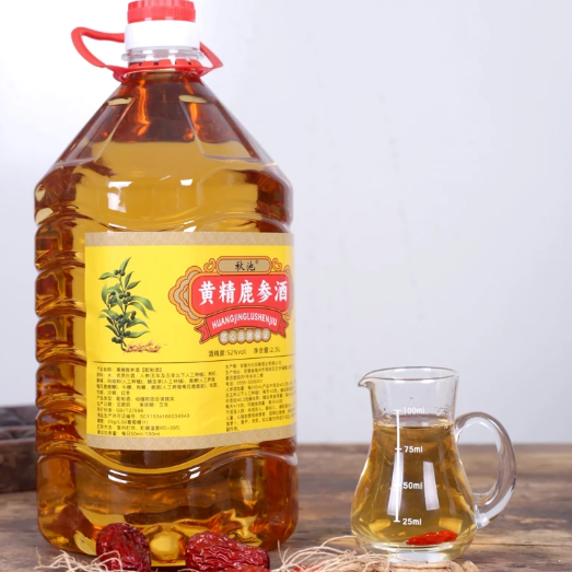 秋池黄精鹿参酒